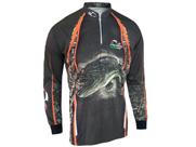 Camiseta de Pesca Proteção Solar Faca na Rede Combat S - Traíra 2021 Camiseta de Pesca Proteção Solar Faca na Rede Combat S - Traíra 2021