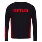 Camiseta De Pesca Team Manga Longa Preta - Redai