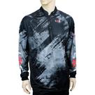 Camiseta De Pesca UPF50 Manga Longa Preta/Cinza - Lms Rods