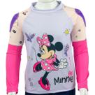 Camiseta de Proteção Solar Esportiva Juvenil Gola Redonda Minnie Nathor