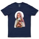 Camiseta De Santa Teresinha Católica DE Algodão Com Varias Cores
