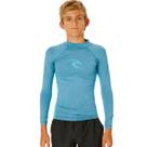 Camiseta De Surf Rip Curl Boys Waves Blue Marle