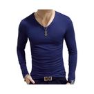 Camiseta De Tênis Masculina Slim Fit De Manga Longa, Roupas Esportivas, Designer, Camisetas Sólidas