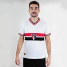 Camiseta de Time RetrôMania São Paulo 1969 Branco - Masculino Camiseta de Time RetrôMania São Paulo 1969 Branco - Masculino