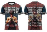 Camiseta De Treino luta Muay Thai Camisa Lutador Competidor