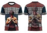 Camiseta De Treino luta Muay Thai Camisa Lutador Competidor