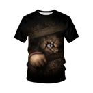 Camiseta De Verão Com Tema De Filme Impressa Em 3D Casual Confortável De Manga Curta Com Padrão Camiseta De Verão Com Tema De Filme Impressa Em 3D Casual Confortável De Manga Curta Com Padrão