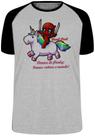 Camiseta Dead Pool e Unicórnio Blusa Plus Size extra grande adulto ou infantil Camiseta Dead Pool e Unicórnio Blusa Plus Size extra grande adulto ou infantil