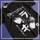 Camiseta Death Note Light Yagami e L Unissex Anime