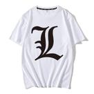 Camiseta Death Note Yagami Moon, roupa de rua, moda, manga curta