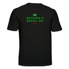 Camiseta Defenda o Brasil Cor:PretaTamanho:G Camiseta Defenda o Brasil Cor:PretaTamanho:G