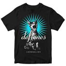 Camiseta Deftones Adrenaline Tamanho:MCor:Preto