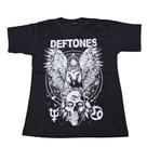 Camiseta Deftones Banda de Rock Blusa Adulto Unissex PZ403 Camiseta Deftones Banda de Rock Blusa Adulto Unissex PZ403