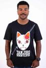 Camiseta demon slayer mascara tanjiro kamado - piticas