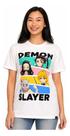 Camiseta Demon Slayer Quarteto Piticas Oficial Kimetsu Yaiba -