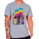 Camiseta desenho dick vigarista rabugento cinza masculina01