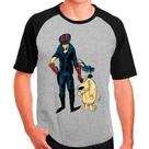 Camiseta desenho dick vigarista rabugento cinza masculina02