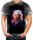 Camiseta Desgaste Albert Einstein Físico Brilhante Gênio 8 Camiseta Desgaste Albert Einstein Físico Brilhante Gênio 8