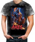 Camiseta Desgaste Ares Deus da Guerra Mitologia Grega 1 Camiseta Desgaste Ares Deus da Guerra Mitologia Grega 1