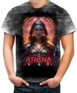 Camiseta Desgaste Athena Deusa da Sabedoria Mitologia Grega 2 Camiseta Desgaste Athena Deusa da Sabedoria Mitologia Grega 2