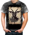 Camiseta Desgaste Bafomé Vintage Pentagrama 1