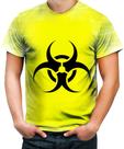 Camiseta Desgaste Biohazard Perigo Biológico Stay Away 1