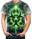 Camiseta Desgaste Biohazard Perigo Biológico Stay Away 4