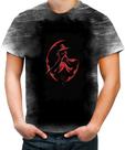 Camiseta Desgaste Bruxa Halloween Vermelha 2