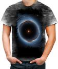 Camiseta Desgaste Buraco Negro Gravidade Espaço 17