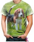 Camiseta Desgaste Cachorro Beagle Raças Filhote Fofo Dog 1
