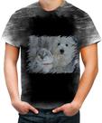Camiseta Desgaste Cão e Gato Amigos Felizes Paz Leal 1