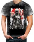 Camiseta Desgaste Ciborgue Ninja Robô Espreita 14