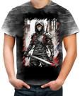 Camiseta Desgaste Ciborgue Ninja Robô Espreita 8