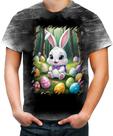 Camiseta Desgaste Coelhinho da Páscoa Traço Infantil 8 Camiseta Desgaste Coelhinho da Páscoa Traço Infantil 8
