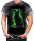 Camiseta Desgaste de Gato Oráculo Hacker Binário Mat 8