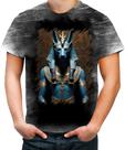 Camiseta Desgaste Deus Egípcio Anubis Mortos 2