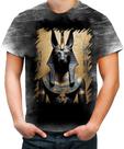 Camiseta Desgaste Deus Egípcio Anubis Mortos 3