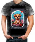 Camiseta Desgaste Dia dos Namorados Cachorrinho 10