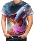 Camiseta Desgaste Foguete Espacial Space Rocket Espaço 2
