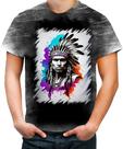 Camiseta Desgaste Índio Apache Tribo Americana Oeste 2 Camiseta Desgaste Índio Apache Tribo Americana Oeste 2