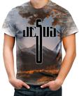 Camiseta Desgaste Jesus Cristo Jesus Christ Biblia Gospel 1