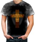 Camiseta Desgaste Jesus Leão da Tribo de Judá Cruz 4k 1 Camiseta Desgaste Jesus Leão da Tribo de Judá Cruz 4k 1
