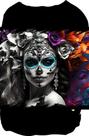 Camiseta Desgaste La Catrina Mexicana Dama Esqueleto 10