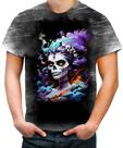 Camiseta Desgaste La Muerte Mexicana Dama Esqueleto 8