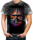 Camiseta Desgaste Mago das Trevas Poder Magia 1
