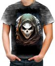 Camiseta Desgaste Máscara de Fantasma Ghost 6