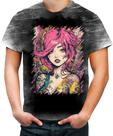 Camiseta Desgaste Mulher Tatuada Tatoo Style 2