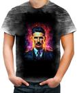 Camiseta Desgaste Nikola Tesla Físico Inventor Eletrecidade 4