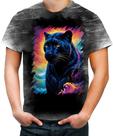 Camiseta Desgaste Pantera Ondas Magnéticas Vibrante 1