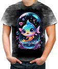 Camiseta Desgaste Peixinho Feliz no Aquário Peixe 1